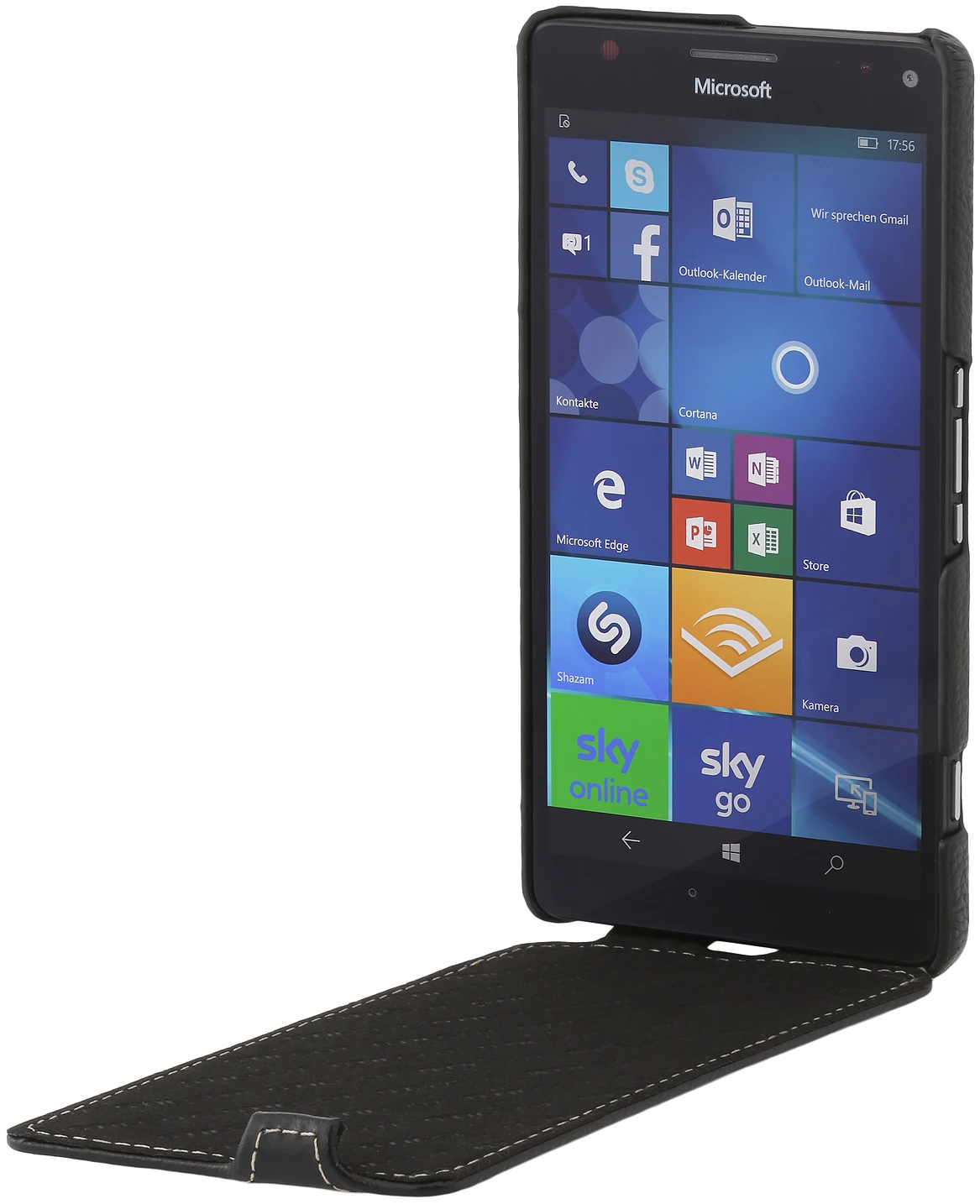 StilGut - Lumia 950 XL Hülle UltraSlim Aus Leder 2 StilGut - Lumia 950 XL Hülle UltraSlim Aus Leder – Bild 2