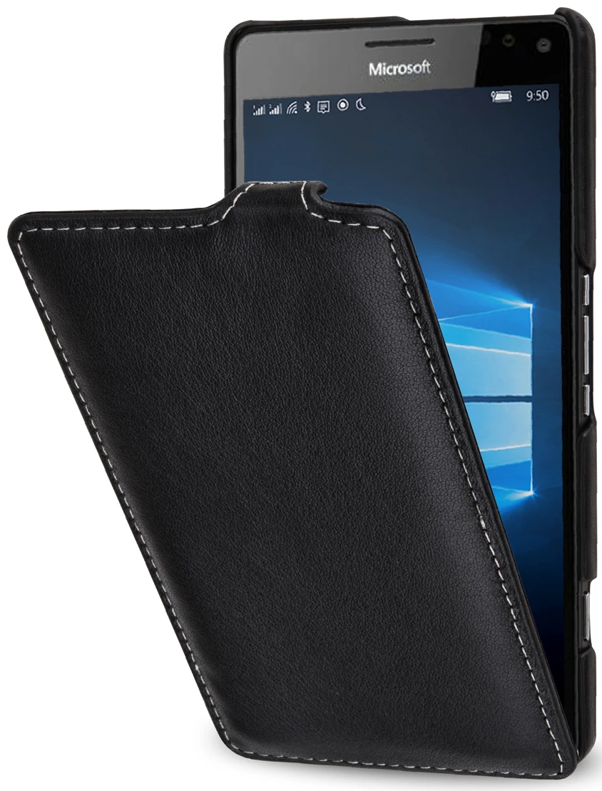 StilGut - Lumia 950 XL Hülle UltraSlim Aus Leder 12 StilGut - Lumia 950 XL Hülle UltraSlim Aus Leder – Bild 12