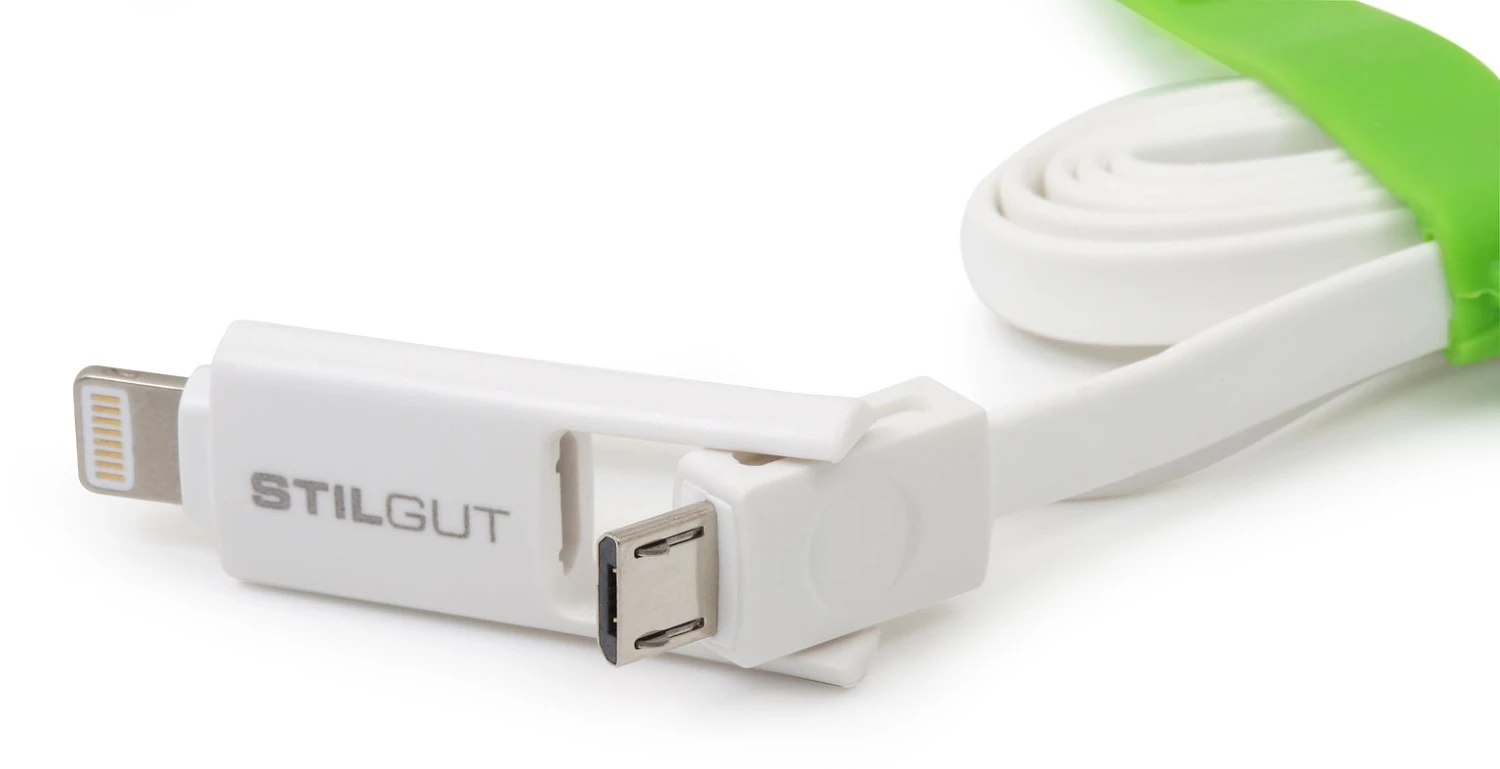 StilGut - Magic Twin - Lightning / Micro USB Sync- Und Ladekabel 4 StilGut - Magic Twin - Lightning / Micro USB Sync- Und Ladekabel – Bild 4