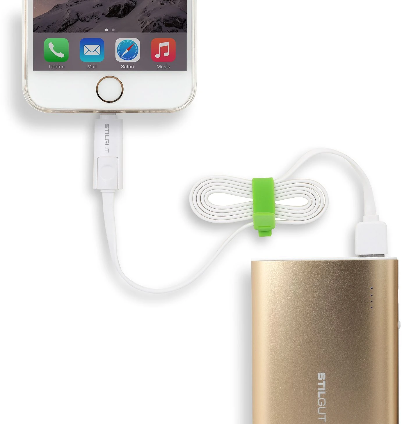 StilGut - Magic Twin - Lightning / Micro USB Sync- Und Ladekabel 5 StilGut - Magic Twin - Lightning / Micro USB Sync- Und Ladekabel – Bild 5