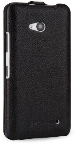 StilGut - Handyhülle Für Lumia 640 "UltraSlim" Aus Leder -Outlet STILGUT Store microsoft lumia640 utsv1 schwarz 05