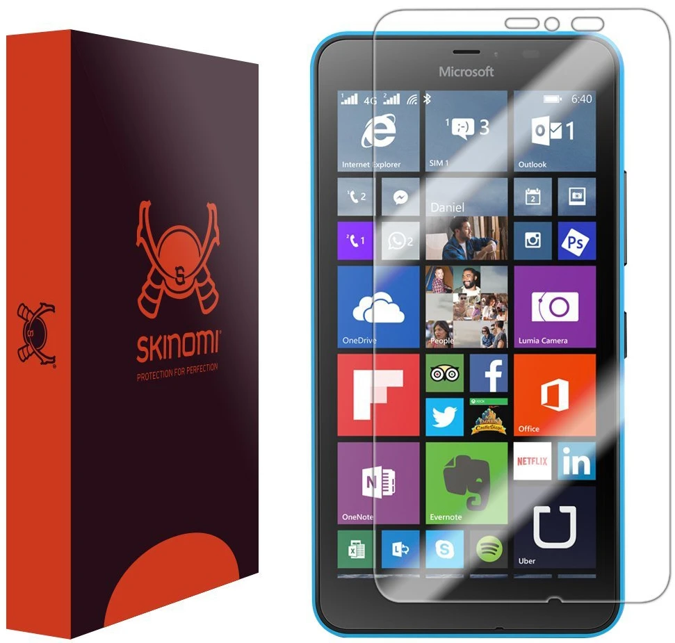Skinomi - Displayschutzfolie Für Lumia 640 XL (2er Pack) TechSkin 1 Skinomi - Displayschutzfolie Für Lumia 640 XL (2er Pack) TechSkin