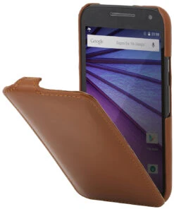 StilGut - Handyhülle Für Motorola Moto G (3. Gen.) „UltraSlim“ Aus Leder -Outlet STILGUT Store motorola moto g case us cog 01 1 1