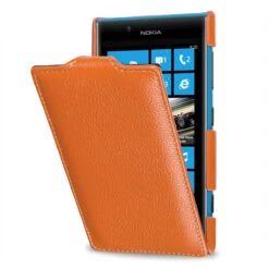 StilGut - UltraSlim Case Für Nokia Lumia 720 Aus Leder -Outlet STILGUT Store nokia 720 troyes orange 1