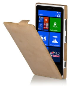 StilGut - UltraSlim Case Für Nokia Lumia 920 Old Style -Outlet STILGUT Store nokia l920 old sandbeige 01 ohne