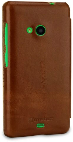 StilGut - Handyhülle Für Microsoft Lumia 535 "Book Type" Ohne Clip -Outlet STILGUT Store nokia lumia 535 case bt cog 05