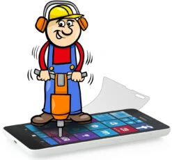 StilGut - Panzerglasfolie Für Lumia 535 (2er-Pack) -Outlet STILGUT Store nokia lumia 535 displayschutzfolie 03