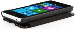 StilGut - Ledertasche "Book Type" Für Nokia Lumia 630 & 635 -Outlet STILGUT Store nokia lumia 630 cover bt schw 06