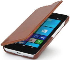 StilGut - Ledertasche "Book Type" Für Nokia Lumia 630 & 635 -Outlet STILGUT Store nokia lumia 630 huelle bt cog 01