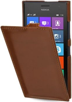StilGut - Handyhülle Für Nokia Lumia 730 & 735 "UltraSlim" Aus Leder -Outlet STILGUT Store nokia lumia 730 case us cog 01