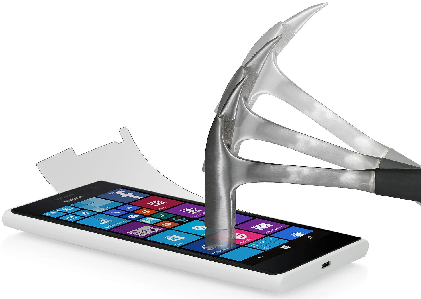 StilGut - Displayschutzfolie Panzerglas Für Nokia Lumia 730 (2er-Pack) 1 StilGut - Displayschutzfolie Panzerglas Für Nokia Lumia 730 (2er-Pack)