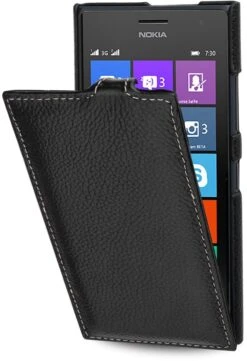 StilGut - Handyhülle Für Nokia Lumia 730 & 735 "UltraSlim" Aus Leder