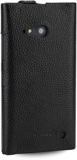 StilGut - Handyhülle Für Nokia Lumia 730 & 735 "UltraSlim" Aus Leder -Outlet STILGUT Store nokia lumia 730 huelle us us schw 05