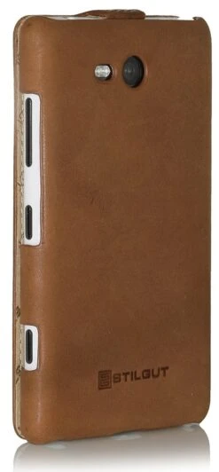 StilGut - UltraSlim Case Für Nokia Lumia 820 Old Style -Outlet STILGUT Store nokia lumia 820 brown 15