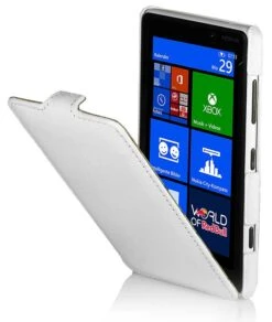 StilGut - UltraSlim Case Für Nokia Lumia 820 Aus Leder -Outlet STILGUT Store nokia lumia820 weiss 4m
