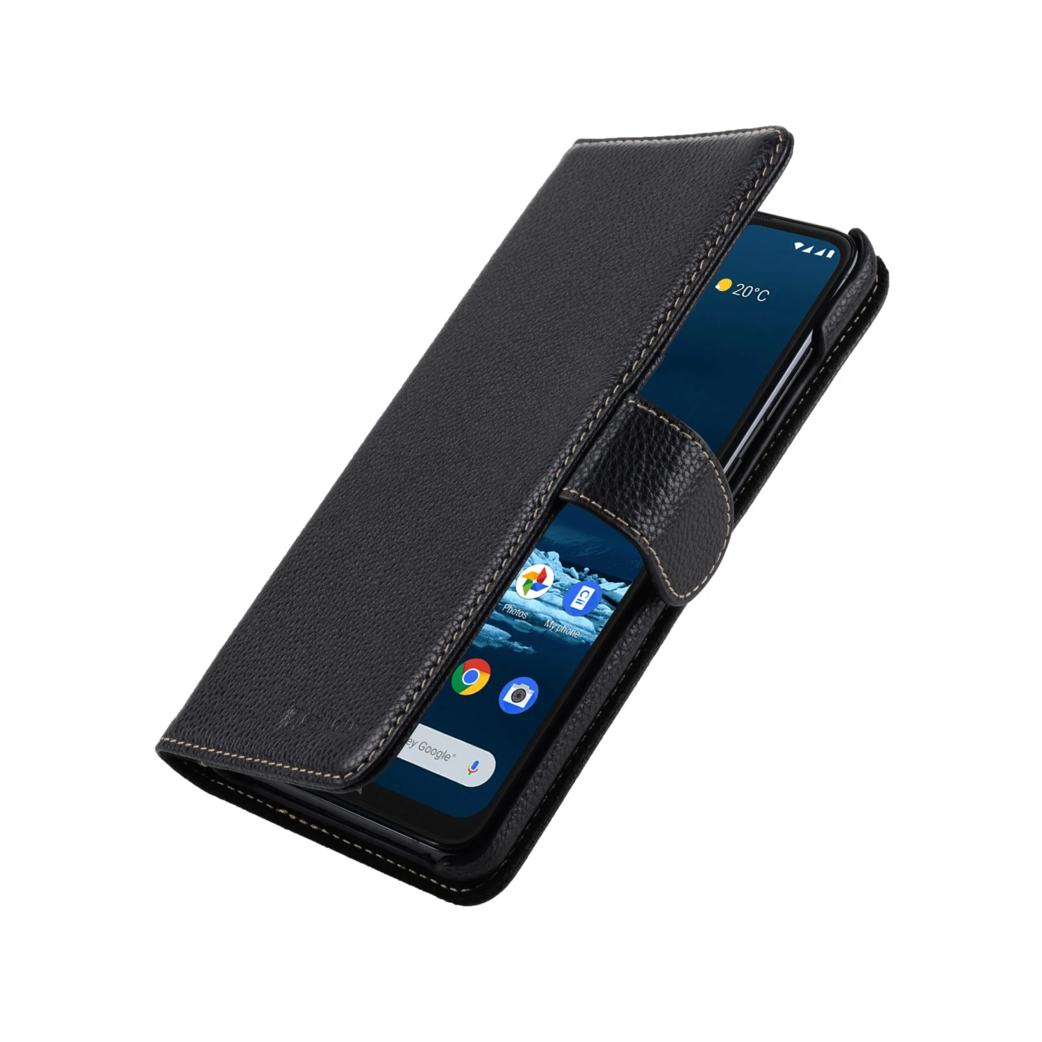 StilGut - Nokia 5.3 Flip Cover Talis Mit Kartenfach 2 StilGut - Nokia 5.3 Flip Cover Talis Mit Kartenfach – Bild 2
