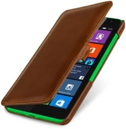 StilGut - Handyhülle Für Microsoft Lumia 535 "Book Type" Mit Clip -Outlet STILGUT Store nokia lumia 535 schale bt mc cog 01