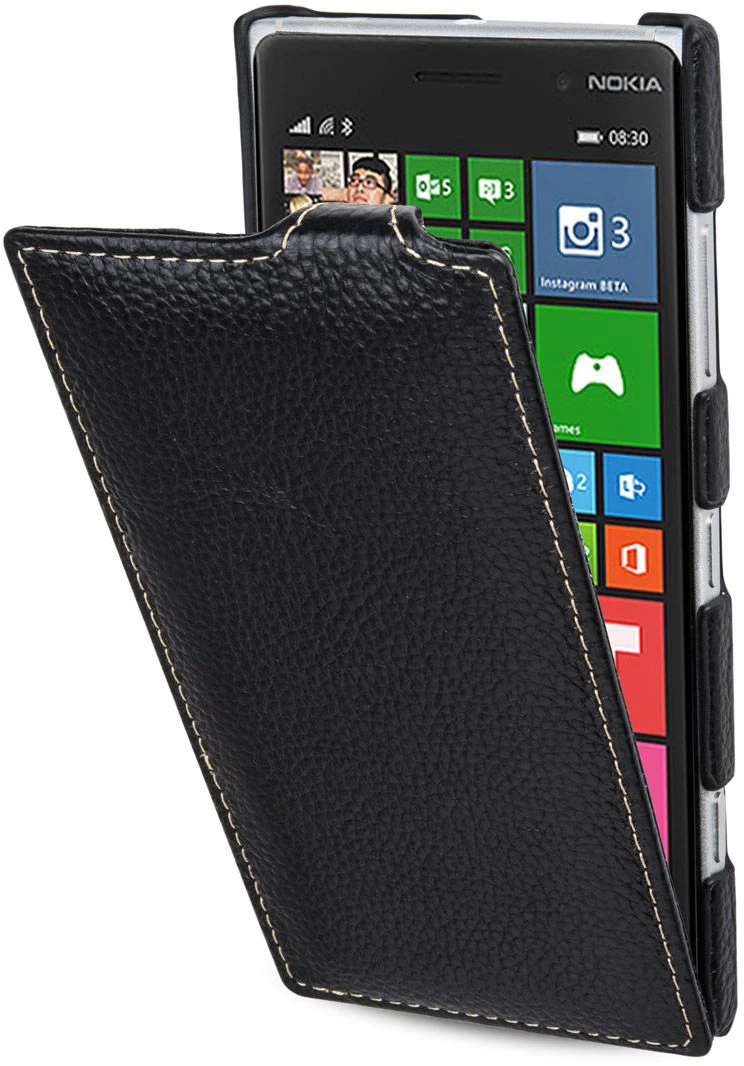 StilGut - Handyhülle Für Nokia Lumia 830 "UltraSlim" Aus Leder 6 StilGut - Handyhülle Für Nokia Lumia 830 "UltraSlim" Aus Leder – Bild 6