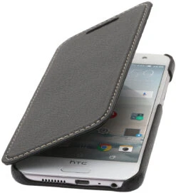 StilGut - HTC One A9 Case Book Type Aus Leder Ohne Clip