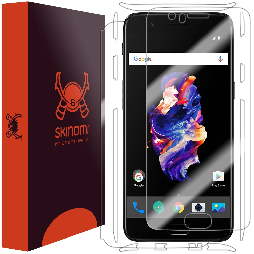 Skinomi - Displayschutzfolie OnePlus 5 Full Body 1 Skinomi - Displayschutzfolie OnePlus 5 Full Body
