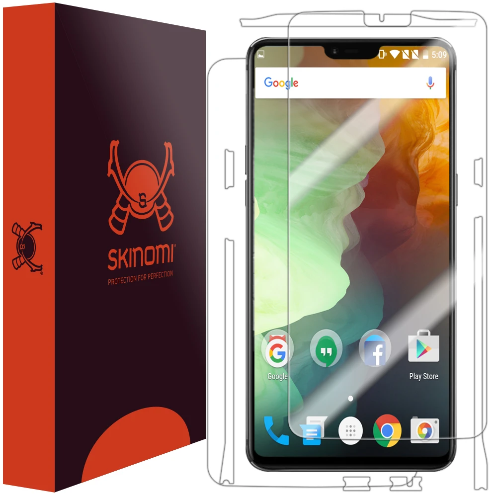 Skinomi - OnePlus 6 Displayschutzfolie TechSkin Full Body 1 Skinomi - OnePlus 6 Displayschutzfolie TechSkin Full Body