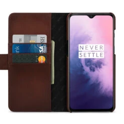 StilGut - OnePlus 7 Hülle Talis Mit Kartenfach -Outlet STILGUT Store oneplus 7 huelle talis mit kartenfach braun antik td 01