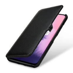 StilGut - OnePlus 7 Tasche Book Type Mit Clip -Outlet STILGUT Store oneplus 7 tasche book type mit clip schwarz td 01 1