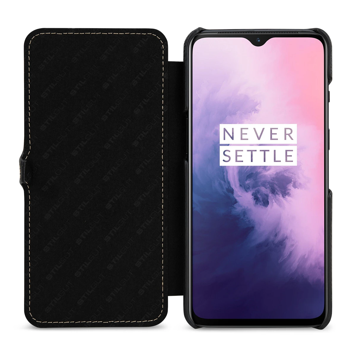 StilGut - OnePlus 7 Tasche Book Type Mit Clip – Bild 2