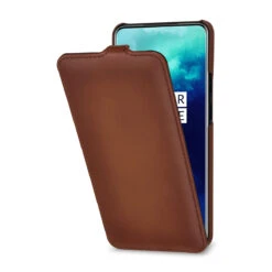 StilGut - OnePlus 7T Pro Hülle UltraSlim -Outlet STILGUT Store oneplus 7t pro flip case ultraslim brown td 01