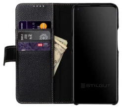 StilGut - OnePlus 9 Flip Cover Talis Mit Kartenfach -Outlet STILGUT Store oneplus 9 wallet case talis black 03