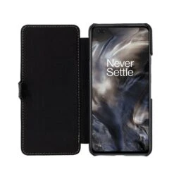 StilGut - OnePlus Nord Tasche Book Type Mit Clip 12 StilGut - OnePlus Nord Tasche Book Type Mit Clip -Outlet STILGUT Store oneplus nord book case clip black m 05