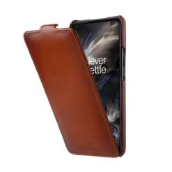 StilGut - OnePlus Nord Hülle UltraSlim 14 StilGut - OnePlus Nord Hülle UltraSlim -Outlet STILGUT Store oneplus nord flip case ultraslim brown m 01