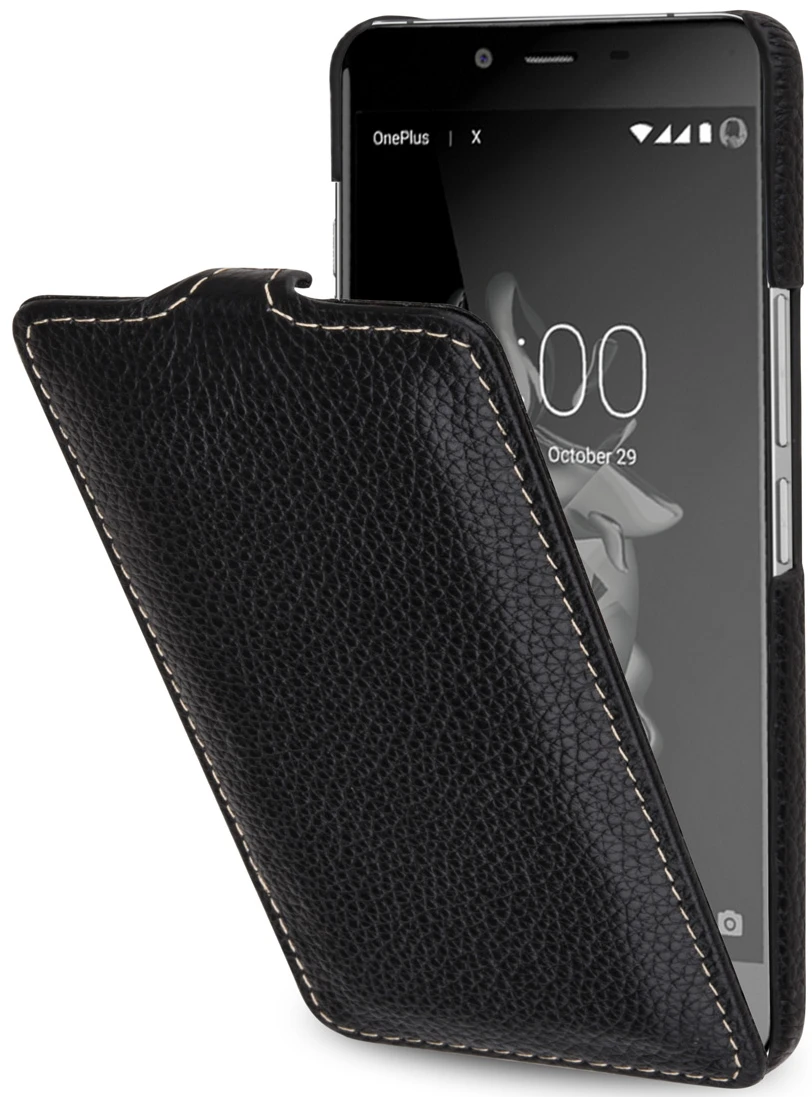 StilGut - OnePlus X Hülle UltraSlim Aus Leder 6 StilGut - OnePlus X Hülle UltraSlim Aus Leder – Bild 6