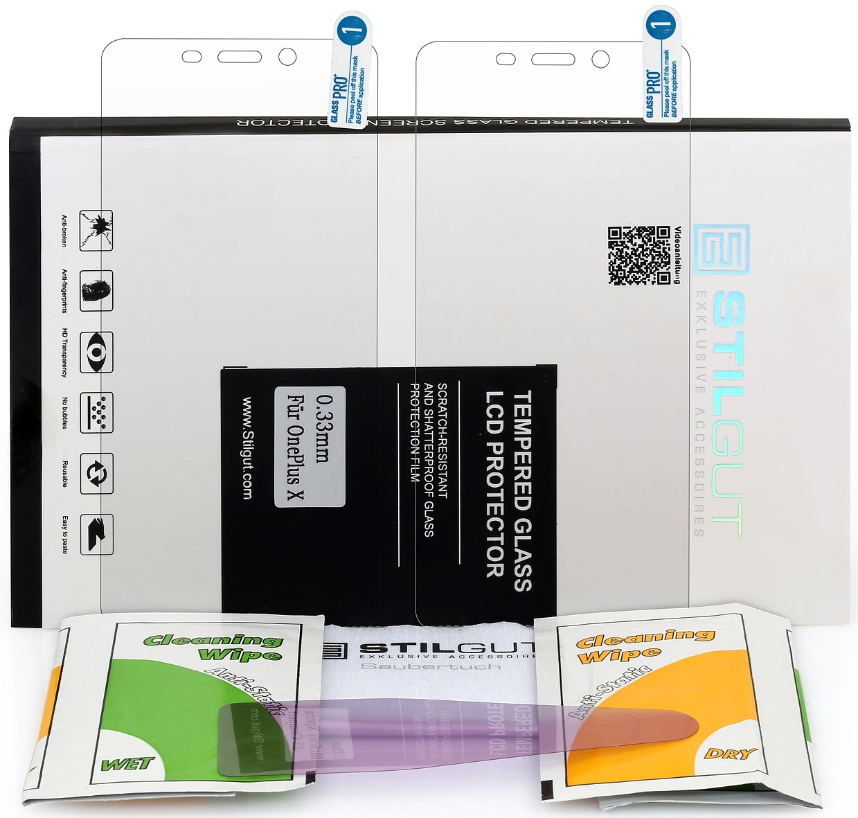 StilGut - Panzerglas OnePlus X 1 StilGut - Panzerglas OnePlus X