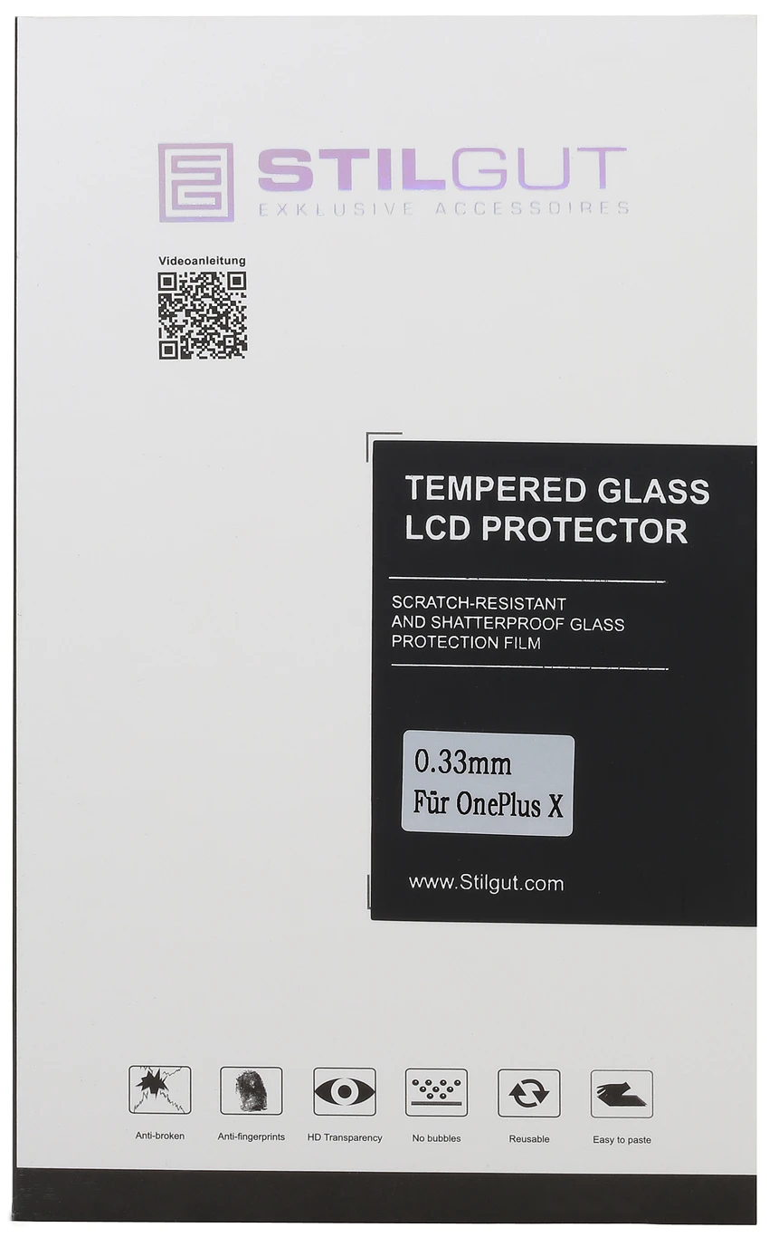 StilGut - Panzerglas OnePlus X 2 StilGut - Panzerglas OnePlus X – Bild 2