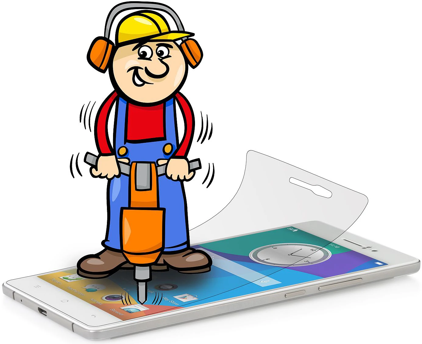 StilGut - Panzerglasfolie Für Oppo R5 (2er-Pack) 3 StilGut - Panzerglasfolie Für Oppo R5 (2er-Pack) – Bild 3