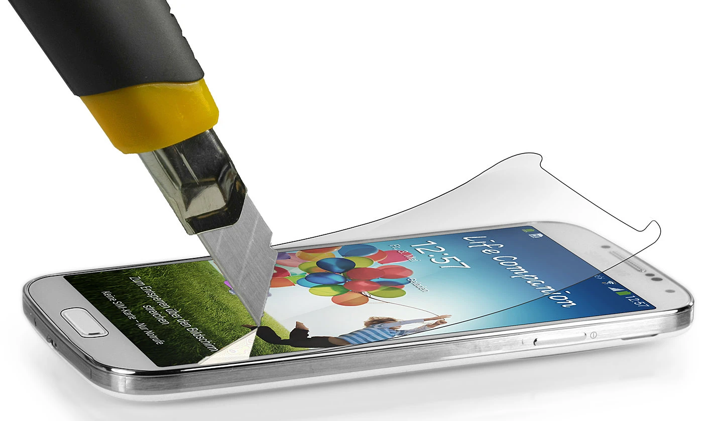 StilGut - Displayschutzfolie "Panzerglas" Für Samsung Galaxy S4 1 StilGut - Displayschutzfolie "Panzerglas" Für Samsung Galaxy S4