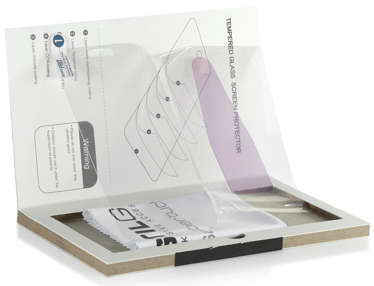 StilGut - Displayschutzfolie "Panzerglas" Für Samsung Galaxy S4 3 StilGut - Displayschutzfolie "Panzerglas" Für Samsung Galaxy S4 – Bild 3