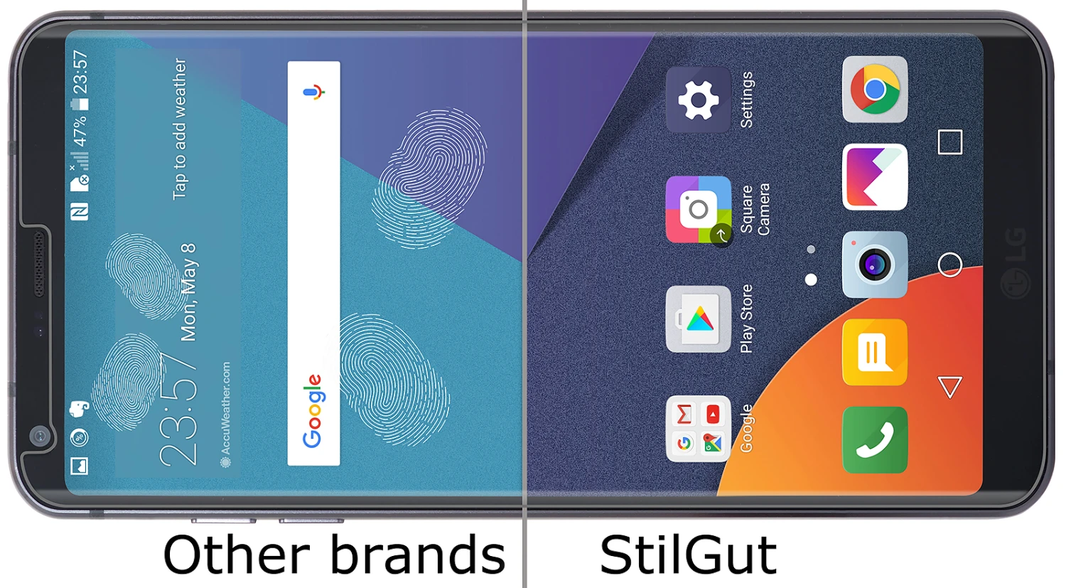 StilGut - Panzerglas 3D Curved LG G6 6 StilGut - Panzerglas 3D Curved LG G6 â Bild 6