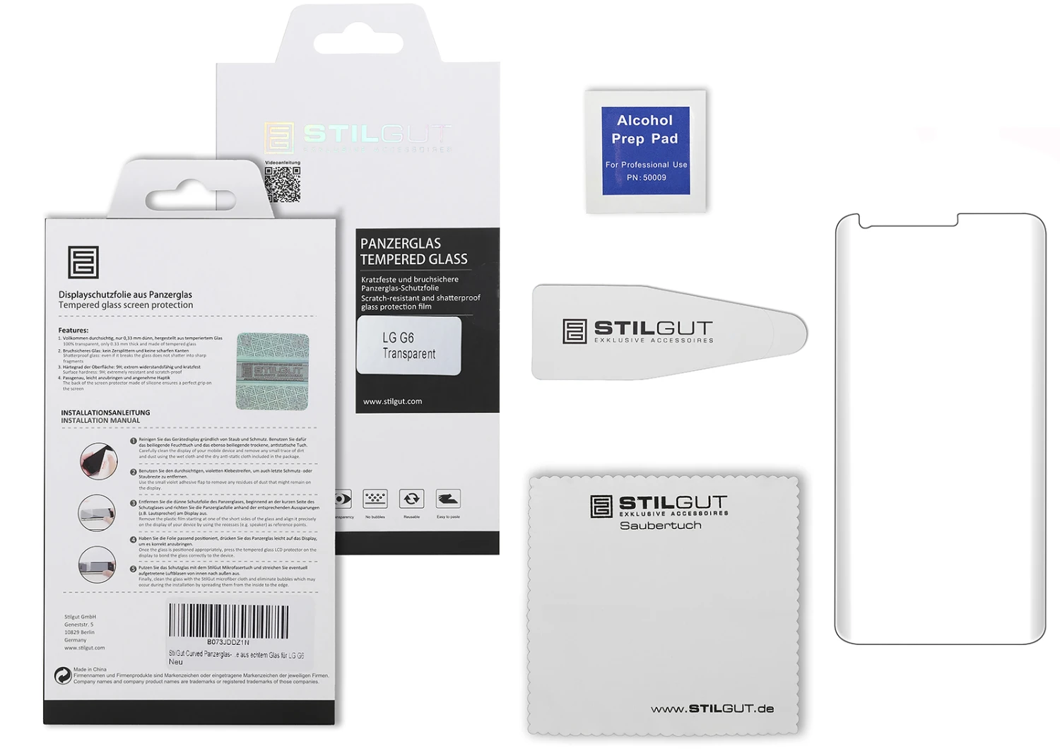 StilGut - Panzerglas 3D Curved LG G6 8 StilGut - Panzerglas 3D Curved LG G6 â Bild 8