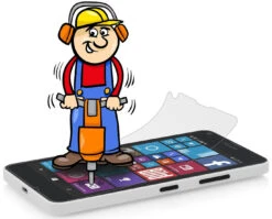 StilGut - Panzerglasfolie Für Lumia 640 (2er-Pack) -Outlet STILGUT Store panzerglasfolie lumia 640 03