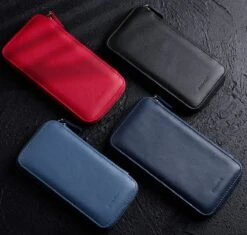 StilGut - Handytasche Aus Leder Mit Reissverschluss XXL 22 StilGut - Handytasche Aus Leder Mit Reissverschluss XXL -Outlet STILGUT Store phone pouch with zipper 2