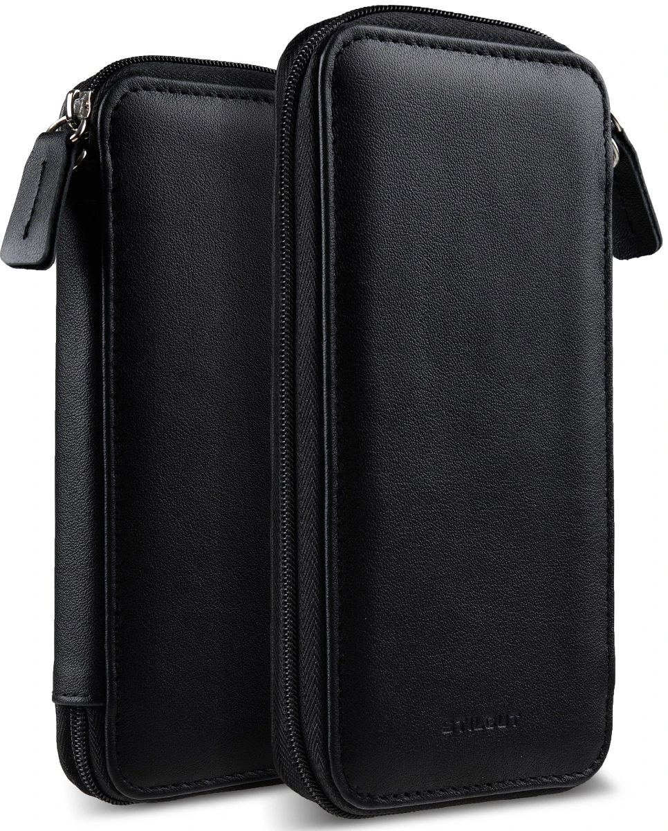 StilGut - Handytasche Aus Leder Mit Reissverschluss 11 StilGut - Handytasche Aus Leder Mit Reissverschluss – Bild 11