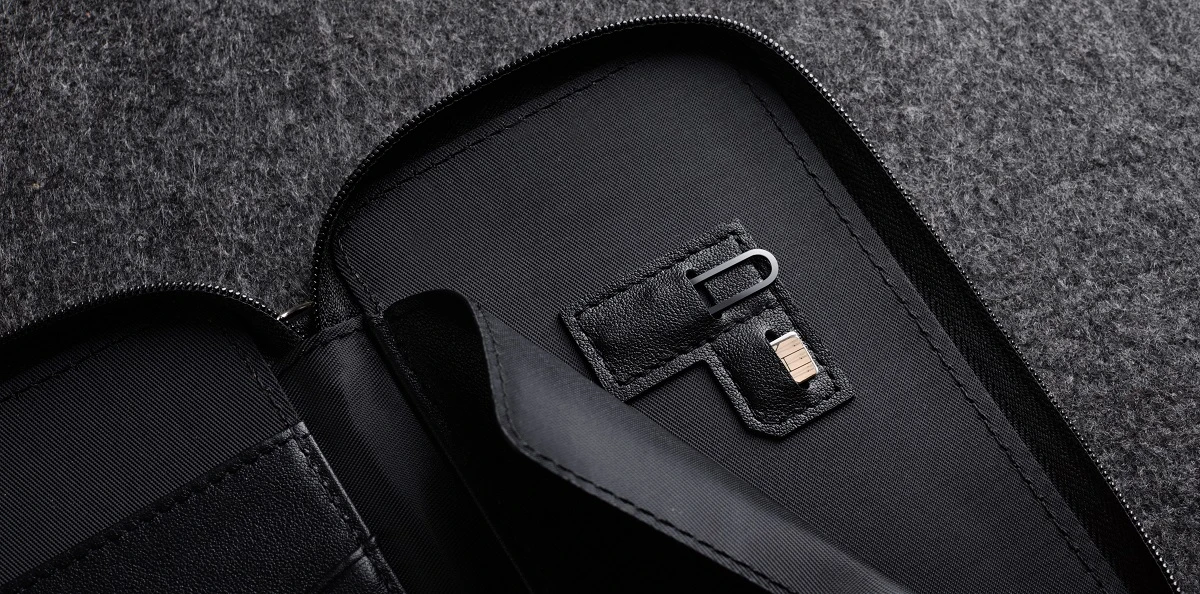 StilGut - Handytasche Aus Leder Mit Reissverschluss XXL 6 StilGut - Handytasche Aus Leder Mit Reissverschluss XXL – Bild 6