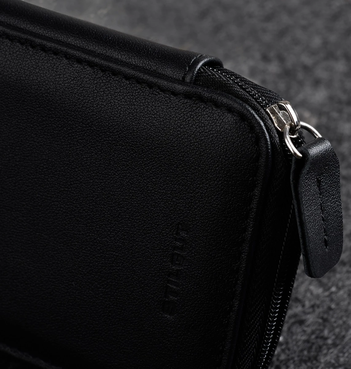 StilGut - Handytasche Aus Leder Mit Reissverschluss XXL 8 StilGut - Handytasche Aus Leder Mit Reissverschluss XXL – Bild 8