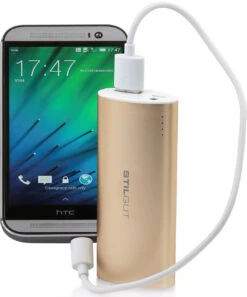 StilGut - Magic Wand Power Bank, Mobiler Akku Mit 5.200 MAh -Outlet STILGUT Store powerbank gold 5200mah 04