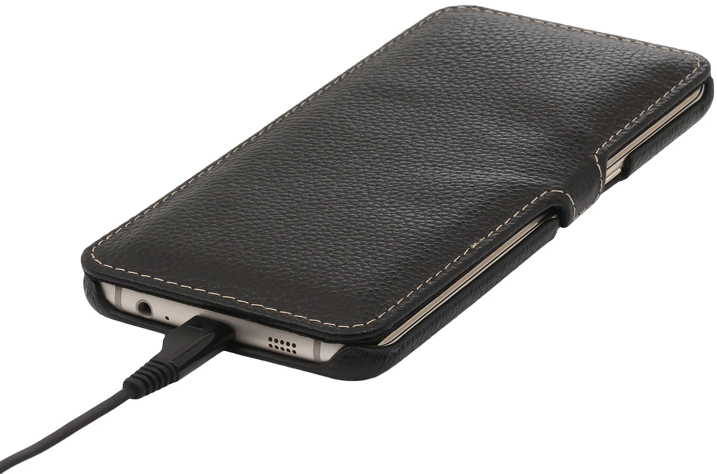 StilGut - Handyhülle Für Galaxy S6 Edge+ Book Type Mit Clip 5 StilGut - Handyhülle Für Galaxy S6 Edge+ Book Type Mit Clip – Bild 5