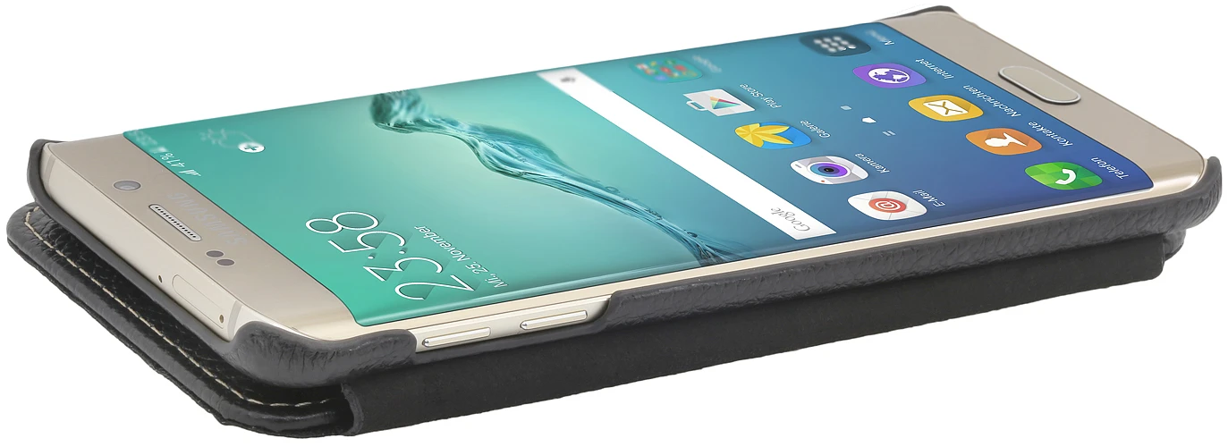 StilGut - Handyhülle Für Galaxy S6 Edge+ Book Type Mit Clip 9 StilGut - Handyhülle Für Galaxy S6 Edge+ Book Type Mit Clip – Bild 9