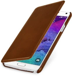 StilGut - Handyhülle Für Galaxy Note 4 "Book Type" Aus Leder -Outlet STILGUT Store samsung galaxy note 4 tasche bt cog 01 1