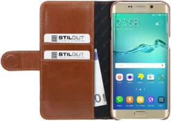 StilGut - Samsung Galaxy S6 Edge+ Hülle Talis Mit Kreditkartenfach Aus Leder 23 StilGut - Samsung Galaxy S6 Edge+ Hülle Talis Mit Kreditkartenfach Aus Leder -Outlet STILGUT Store samsung galaxy s6 edge plus huelle talis aus leder cognac 01